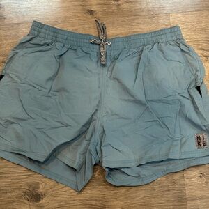 Nike Men's Teal Green Swim Trunks